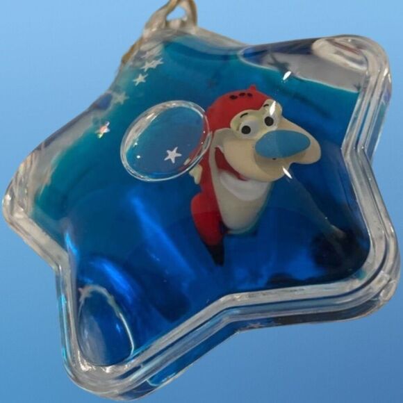 NWT Nickelodeon Ren & Stimpy “Stempy” Blue Tsunami Key Chain BackPack Chain - Picture 4 of 4